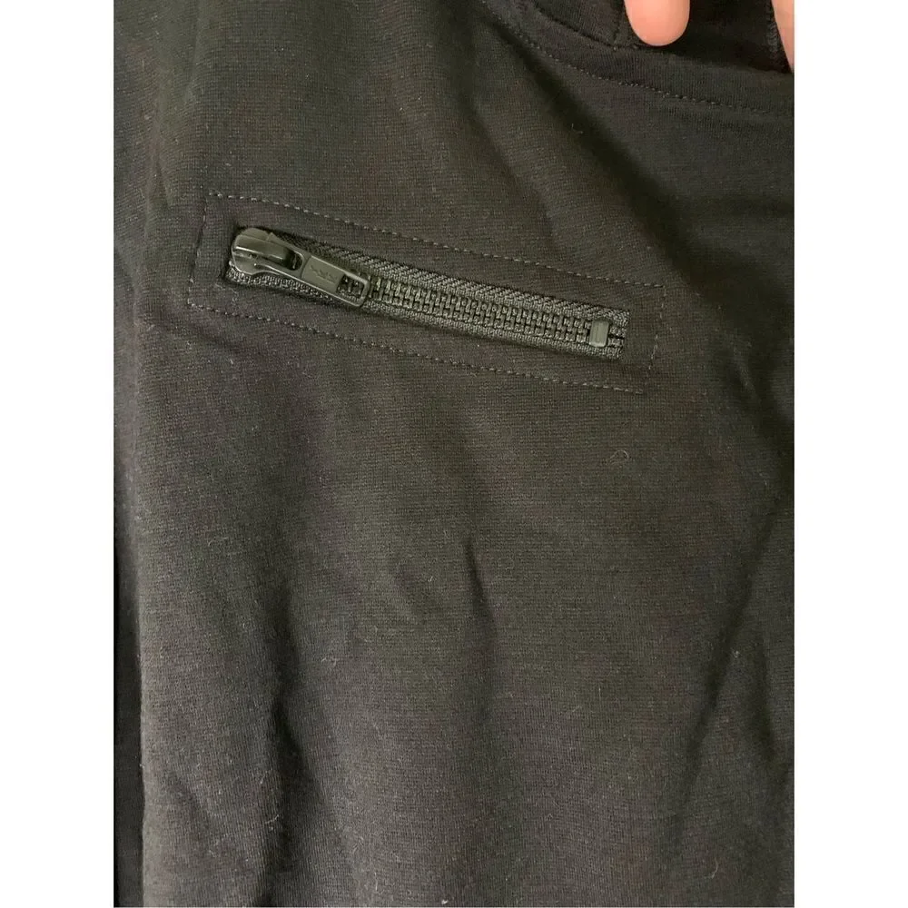 Eileen Fisher asymmetrical jacket black women's size medium